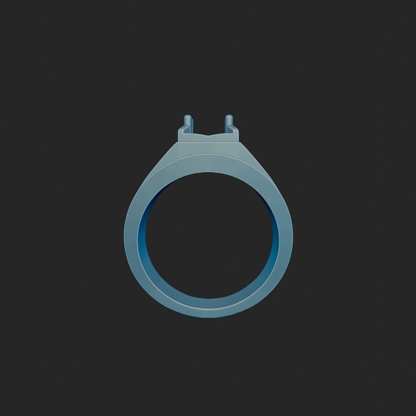 Recreated Gent Ring 14k White Gold Casting
