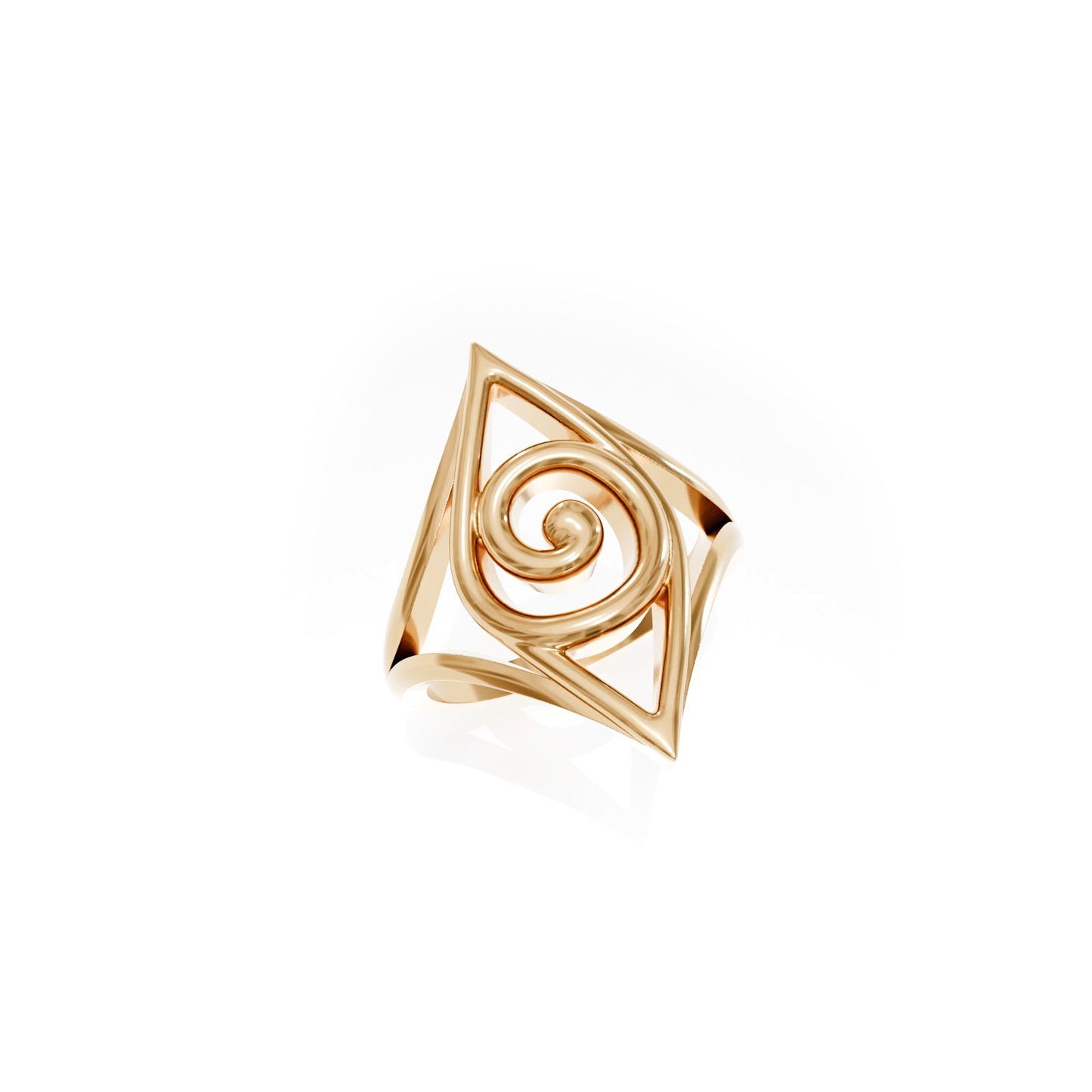 Diamond Swirl Ring 3d Model