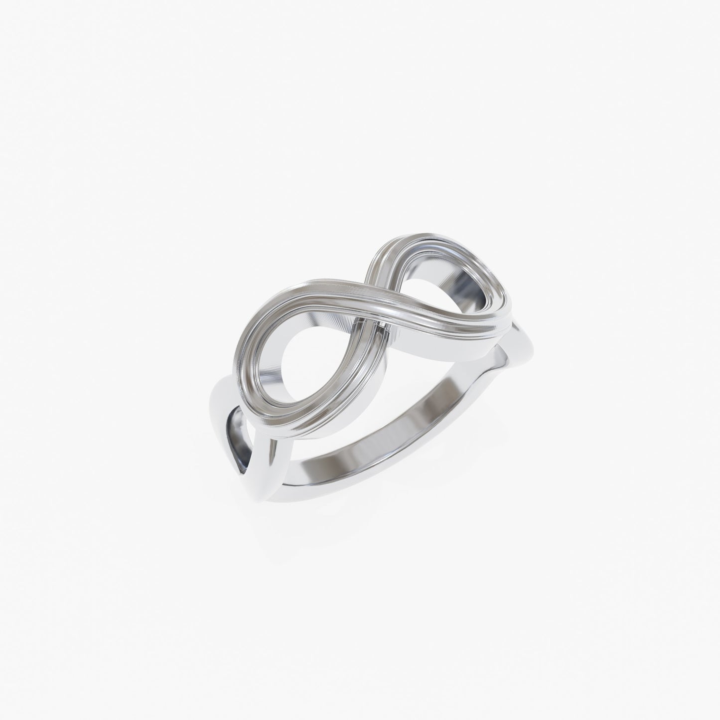 Decorative Infinity Symbol Ring 3d Model