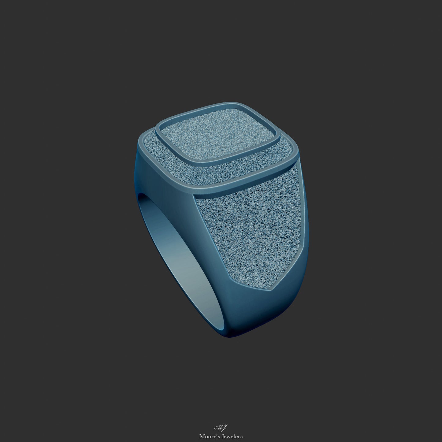 Textured or Smooth Class Ring 3d Model