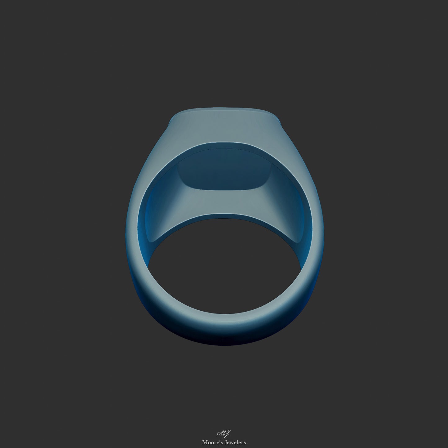 Textured or Smooth Class Ring 3d Model