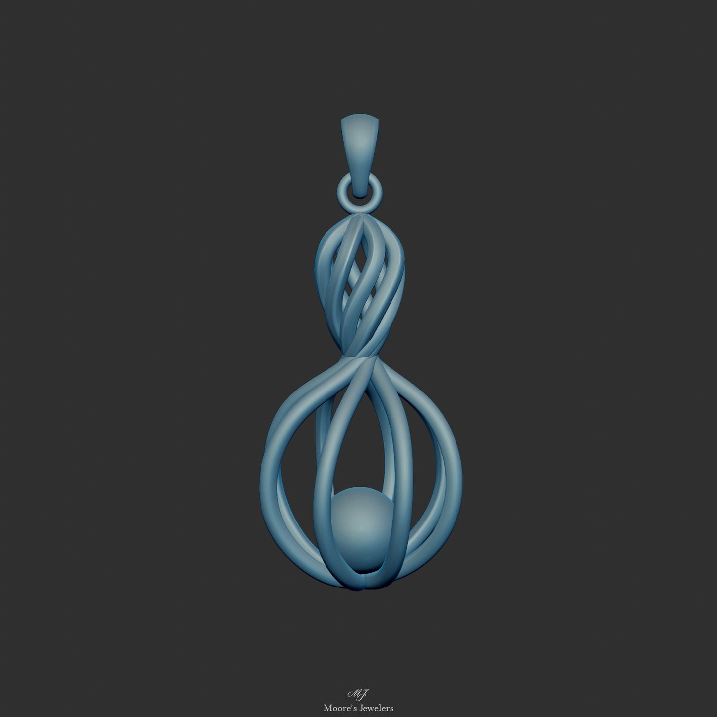 Twisted Enclosed Ball 3d Model