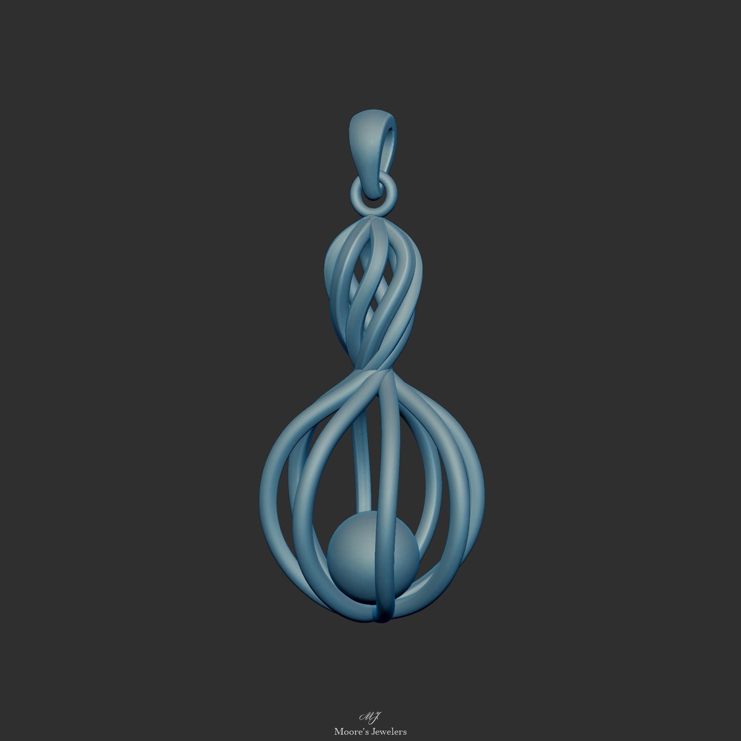 Twisted Enclosed Ball 3d Model