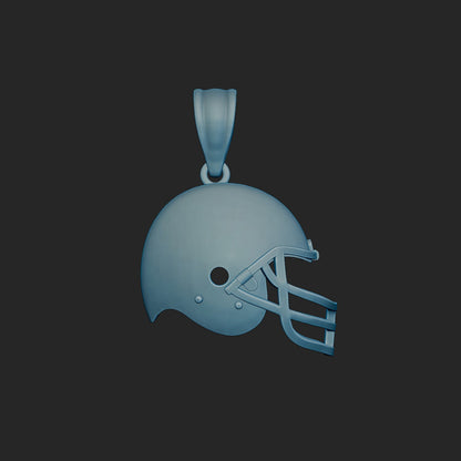 Textured American Football Helmet 3d Model
