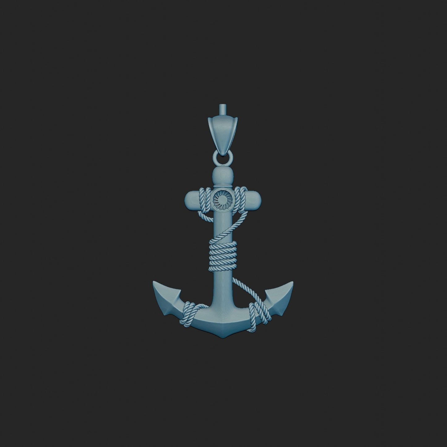 Custom Made Anchor Pendant