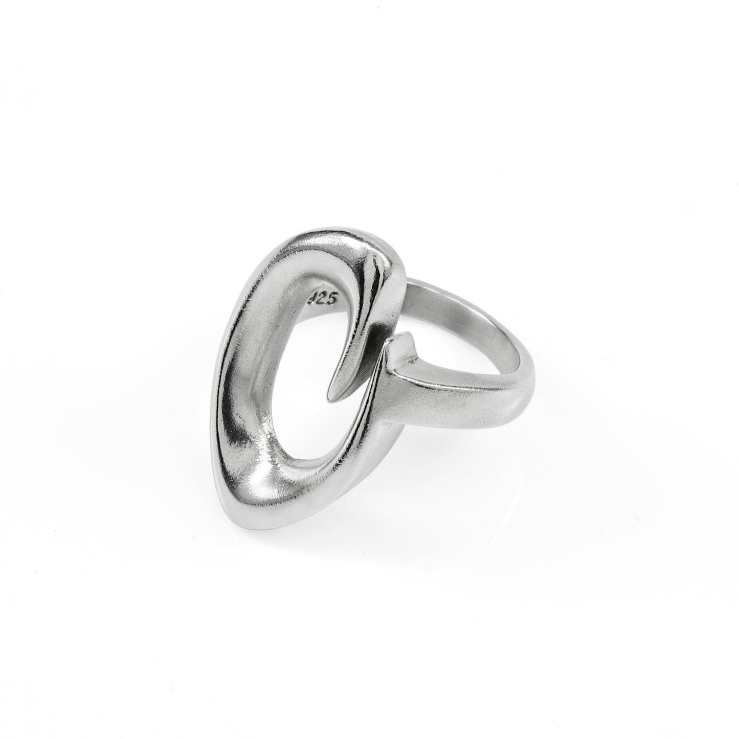 Modern Styled Vintage Free Form Statement Ring