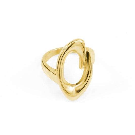 Modern Styled Vintage Free Form Statement Ring