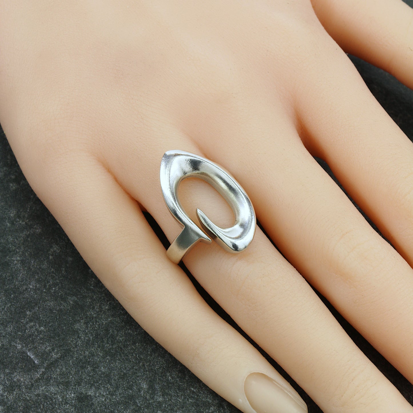 Modern Styled Vintage Free Form Statement Ring