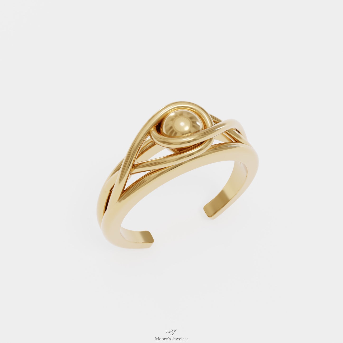 Infinity Sphere Ring 3d Model (Adjustable One Size Fits All)