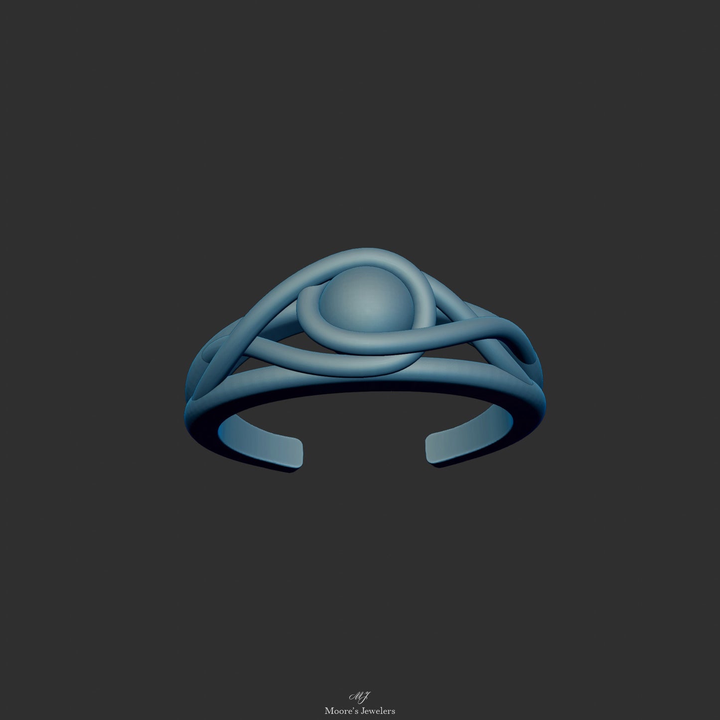 Infinity Sphere Ring 3d Model (Adjustable One Size Fits All)