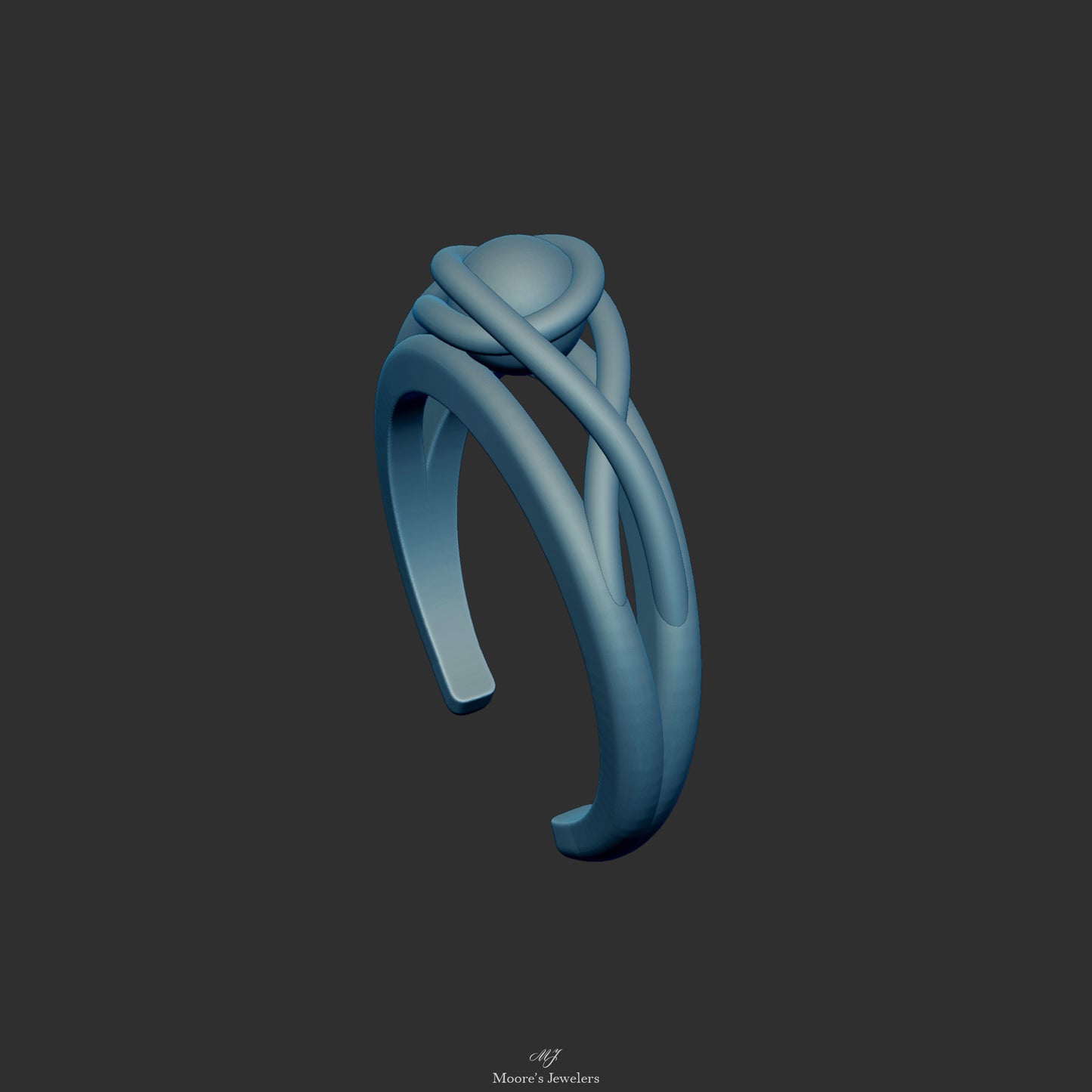 Infinity Sphere Ring 3d Model (Adjustable One Size Fits All)