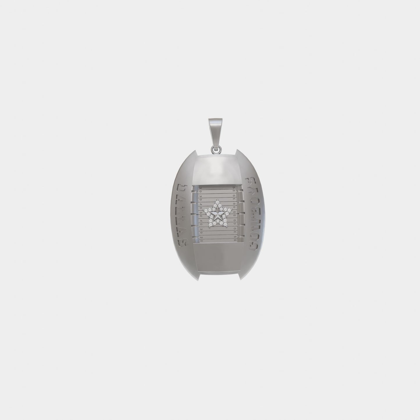 Cowboys AT&T Stadium Custom Pendant 3d Print