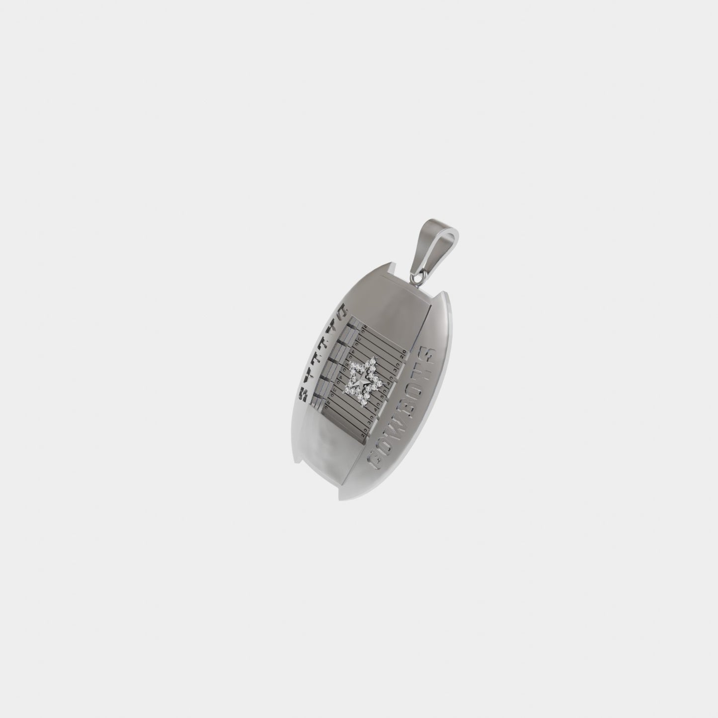 Cowboys AT&T Stadium Custom Pendant 3d Print