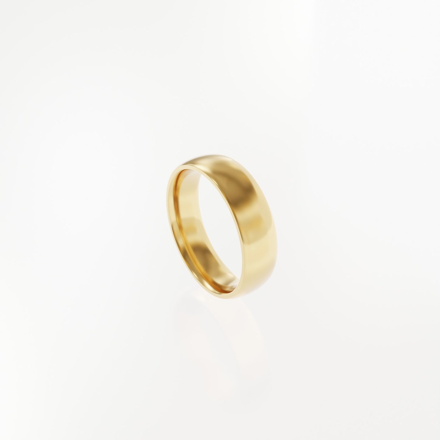 6mm Smooth Comfort Fit Band 3d Model (Includes Finger Sizes 6-15)