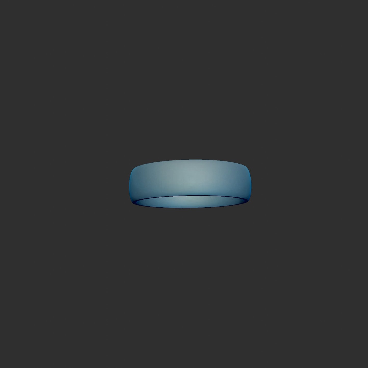 6mm Smooth Comfort Fit Band 3d Model (Includes Finger Sizes 6-15)