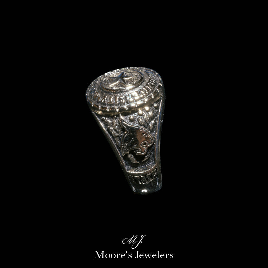 10k Yellow Gold Texas State University Class Ring