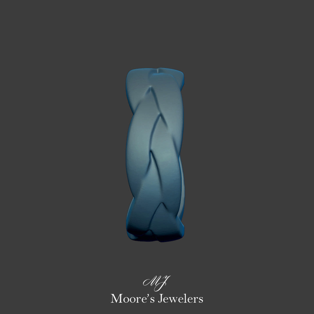 7mm Weave Ring 3d Model