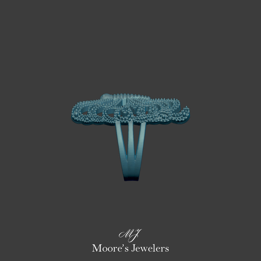 Butterfly Ring 3d Model