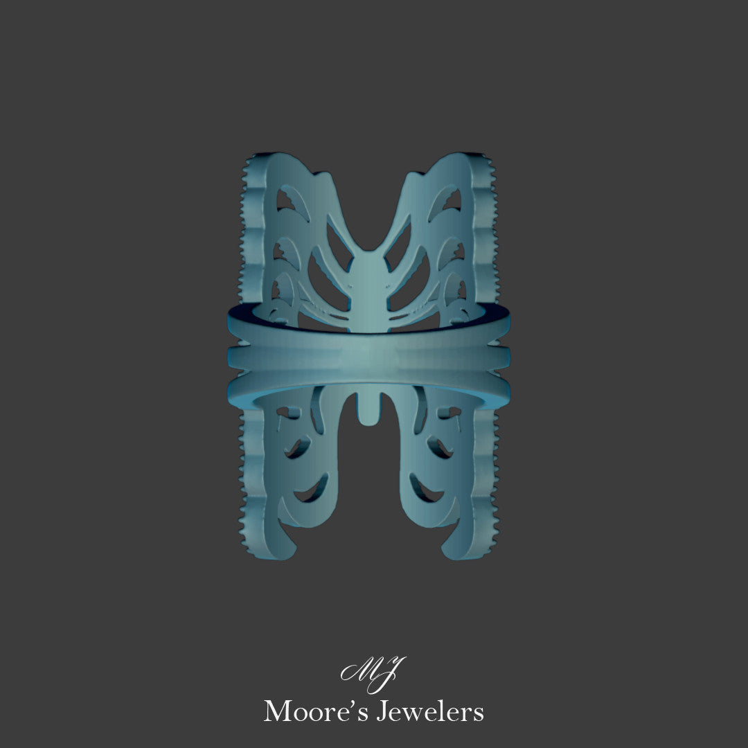 Butterfly Ring 3d Model