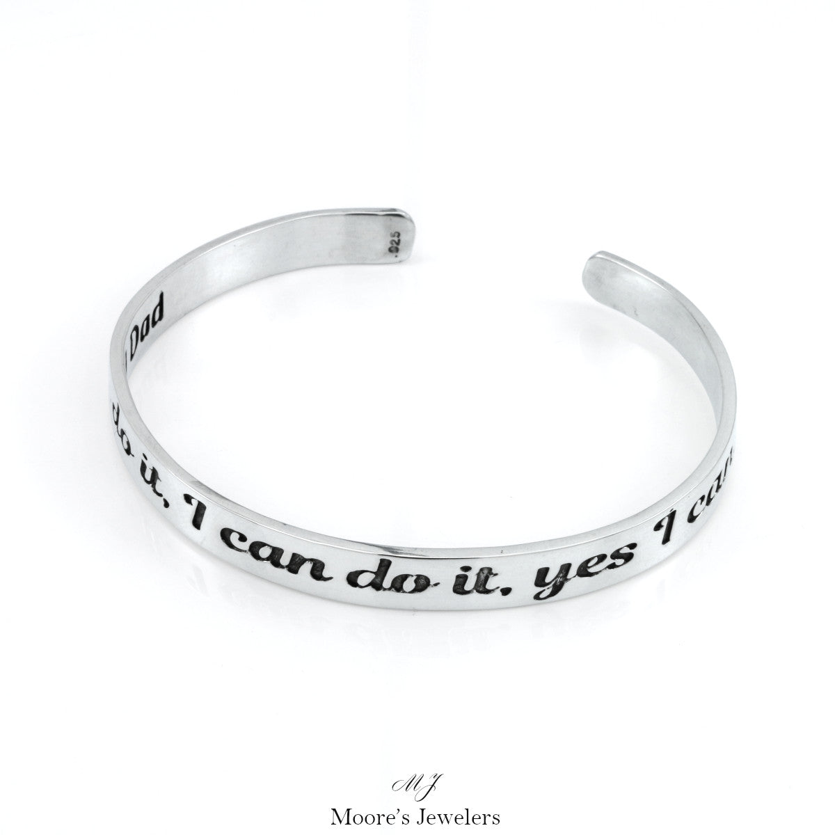 .925 Sterling Silver Bangle Bracelet