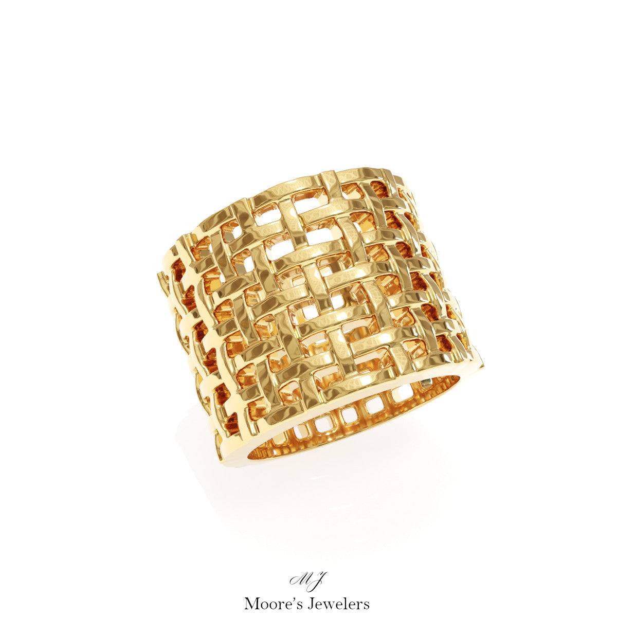 Basket Weave Ring 3d Model