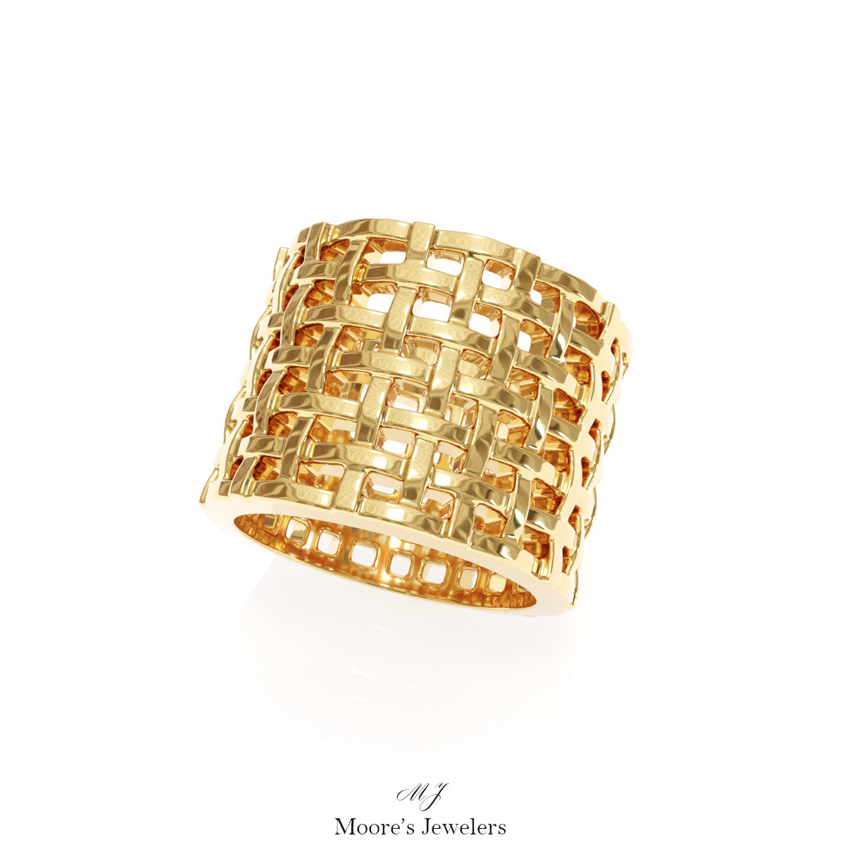Basket Weave Ring 3d Model