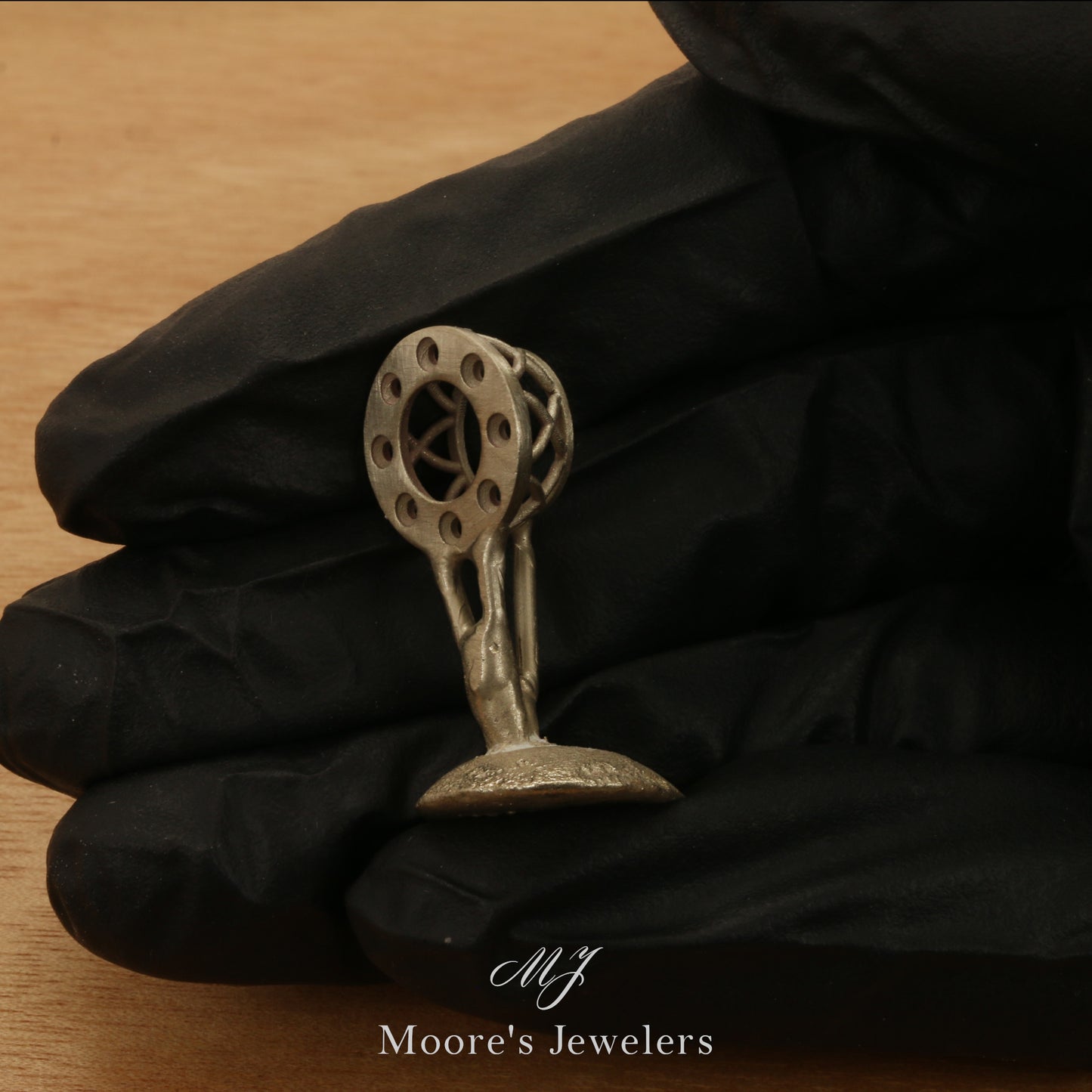 4k Yellow Gold Slide Pendant Casting