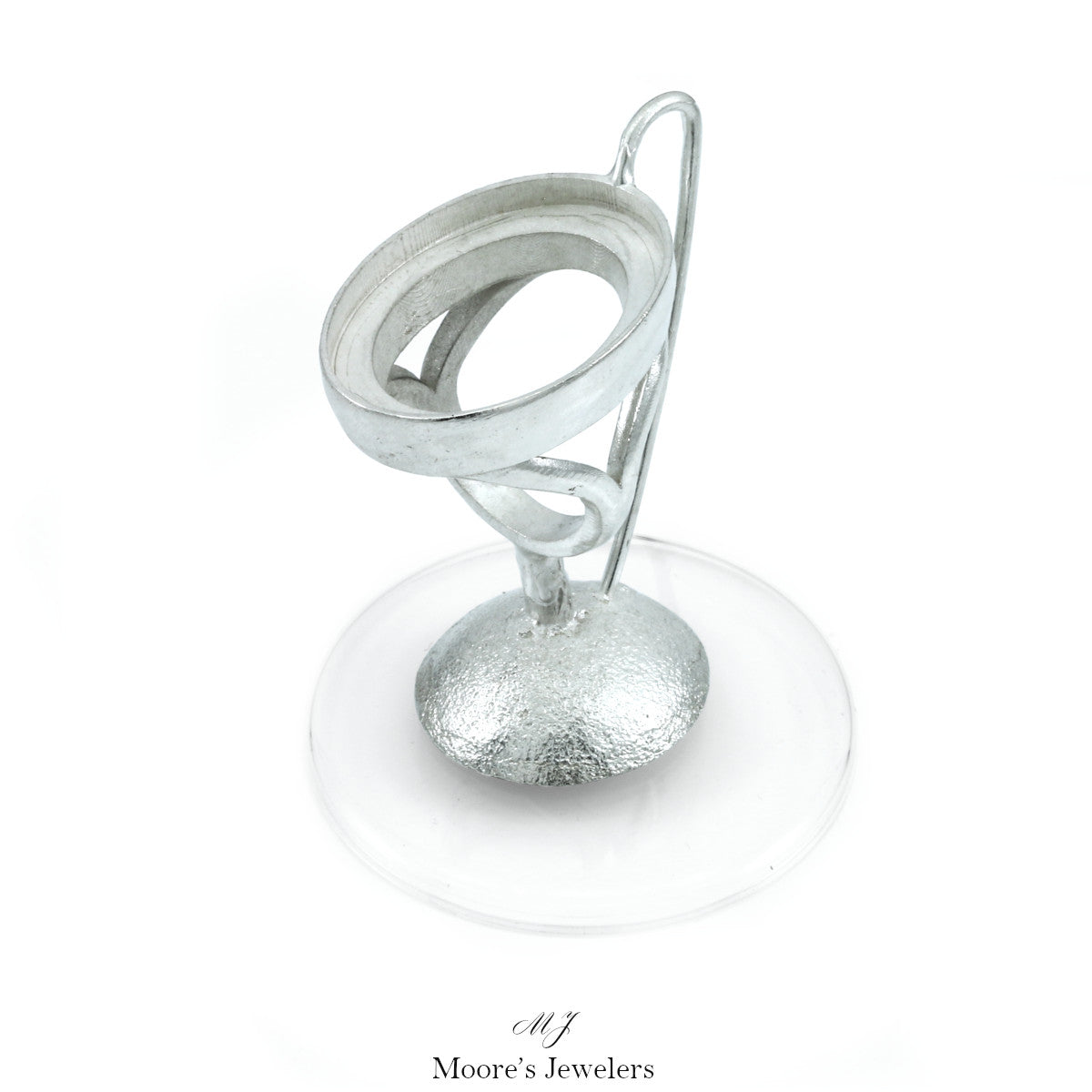 Cast and Iterations of Large Bezel Set Ring