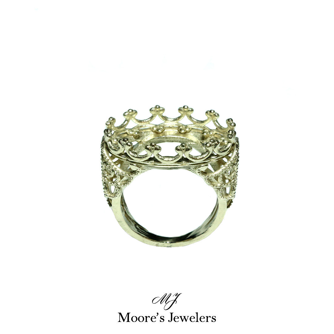 14k Yellow Gold Matching Crown Ring