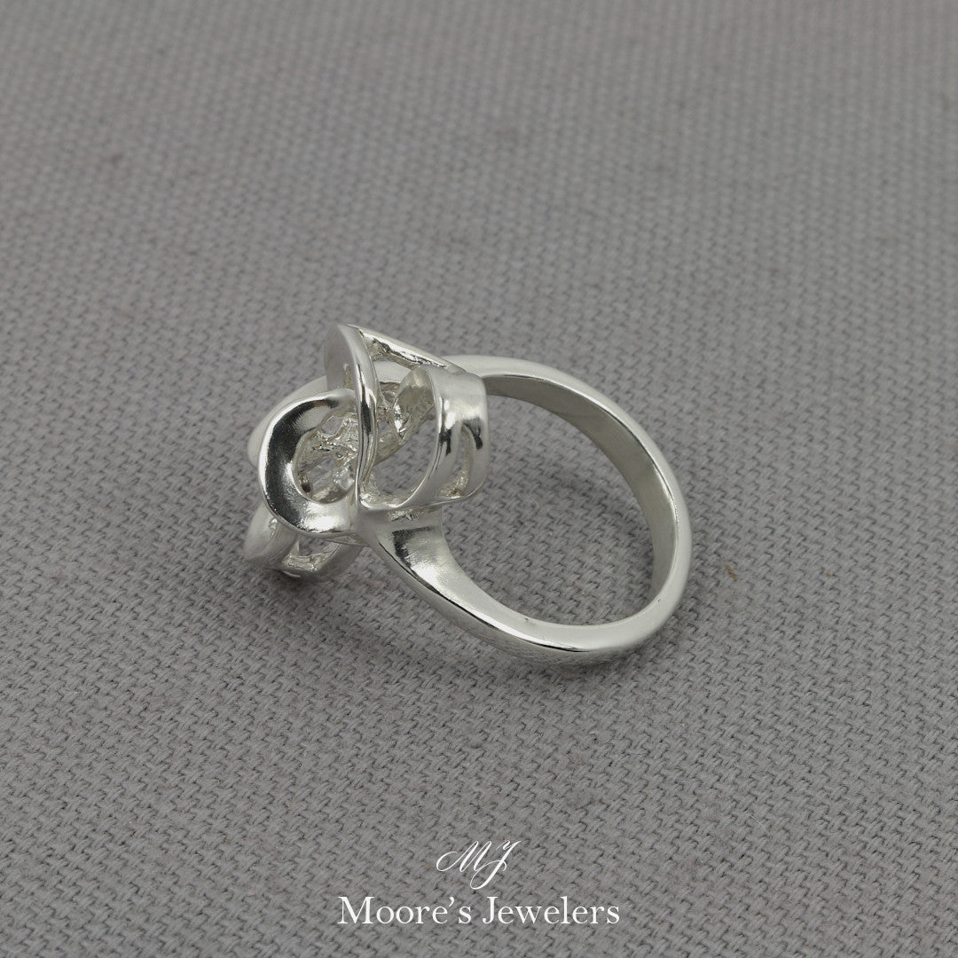 925 Sterling Silver Free Form Ring