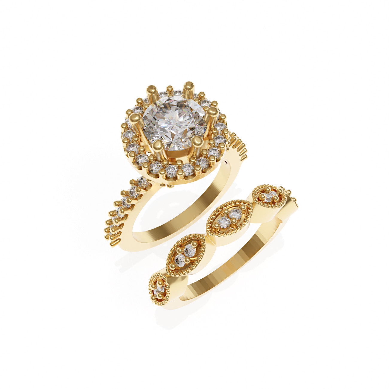 Halo Wedding Set Downloadable 3d Model
