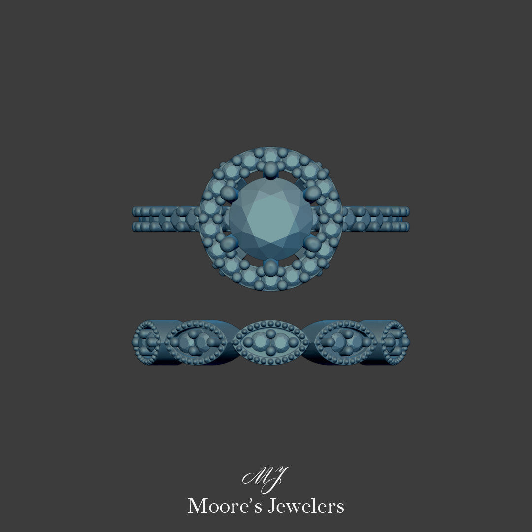 Halo Wedding Set Downloadable 3d Model