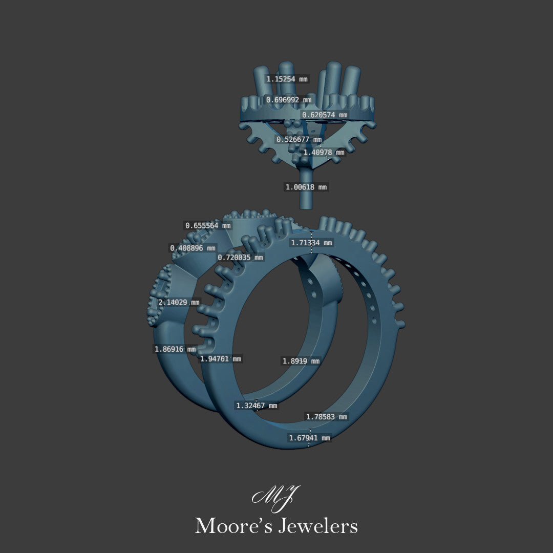 Halo Wedding Set Downloadable 3d Model