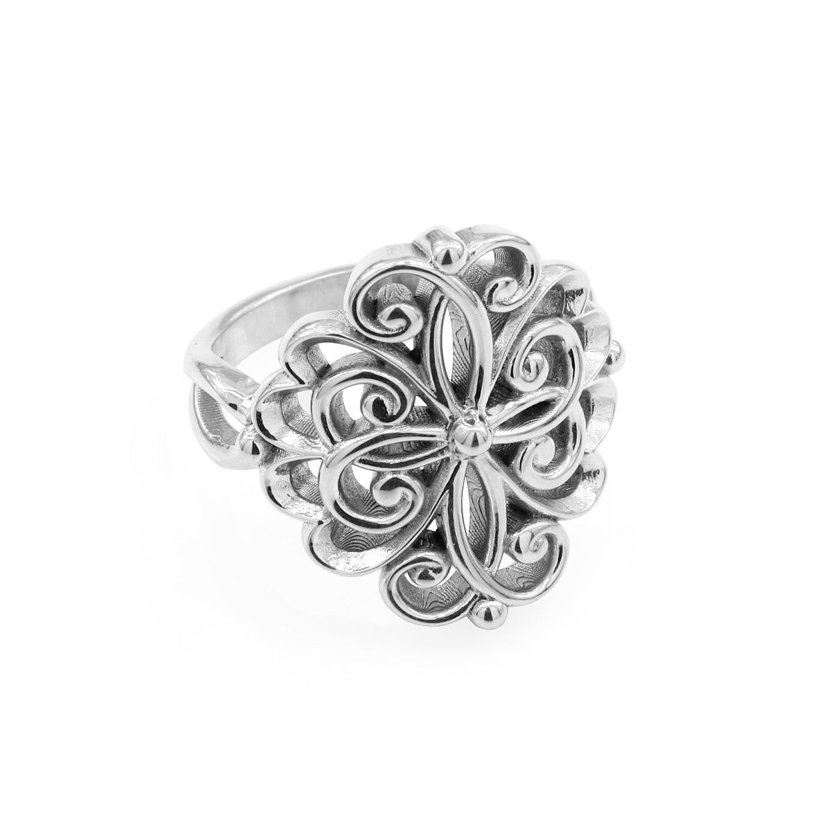 925 Sterling Silver Vintage Interweaving Style Ring