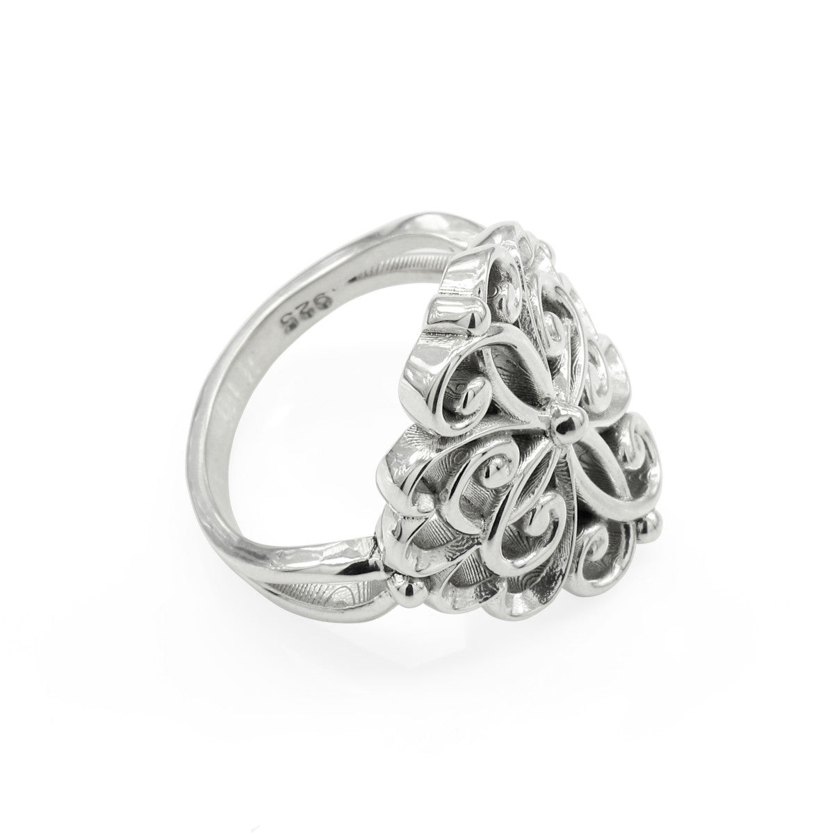 925 Sterling Silver Vintage Interweaving Style Ring