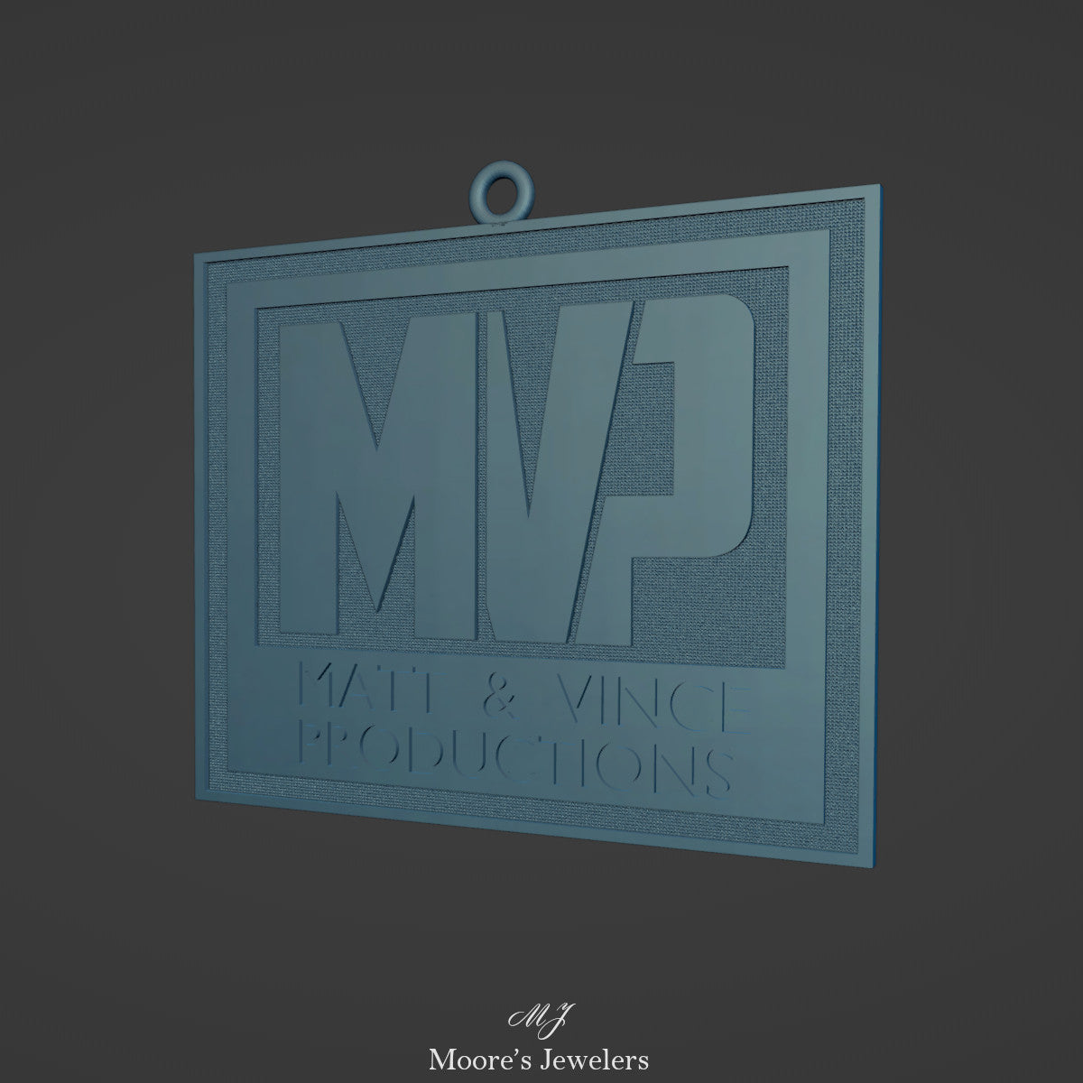 MVP Production Logo Pendant 3d Model