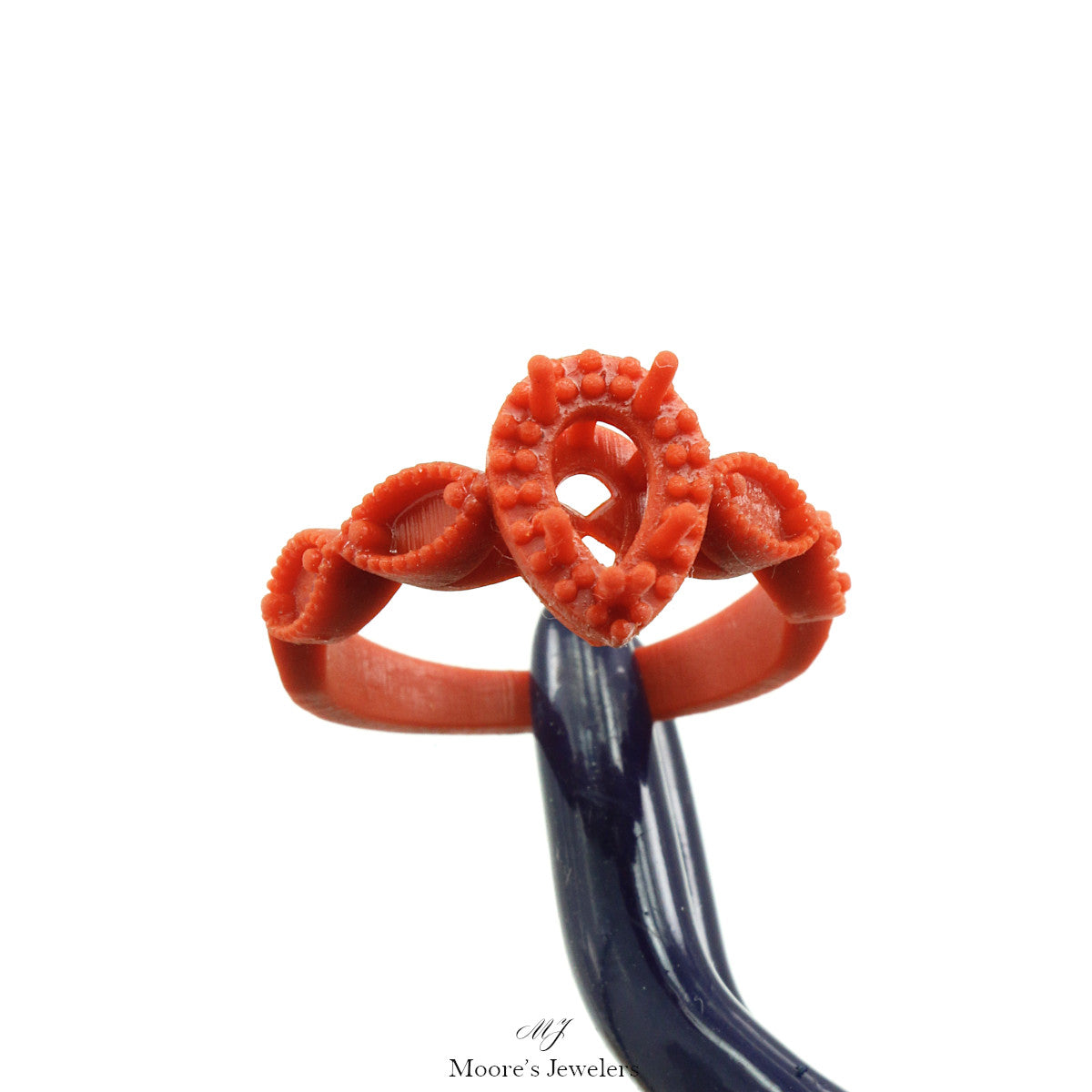 Pear and Marquise Cut Halo Engagement Ring 3d Print
