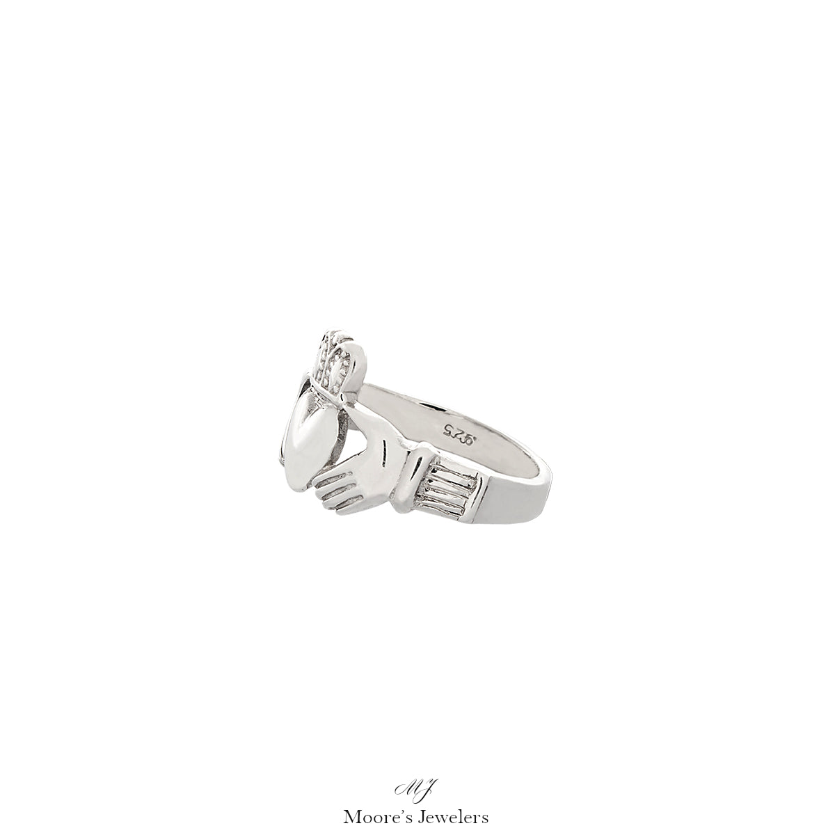 925 Sterling Silver Claddagh Ring