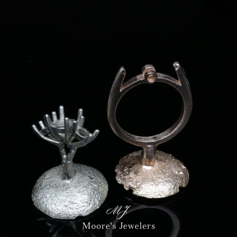 14k Two Tone Engagement Ring Castings