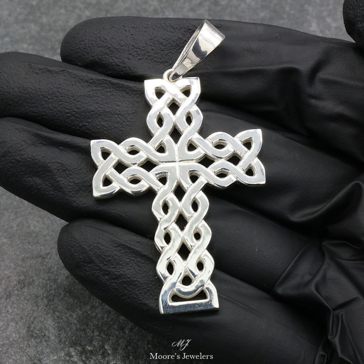 925 Sterling Silver Celtic Cross Pendant