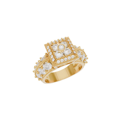 High Fashion Ring 3d Model