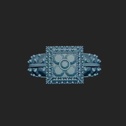 High Fashion Ring 3d Model
