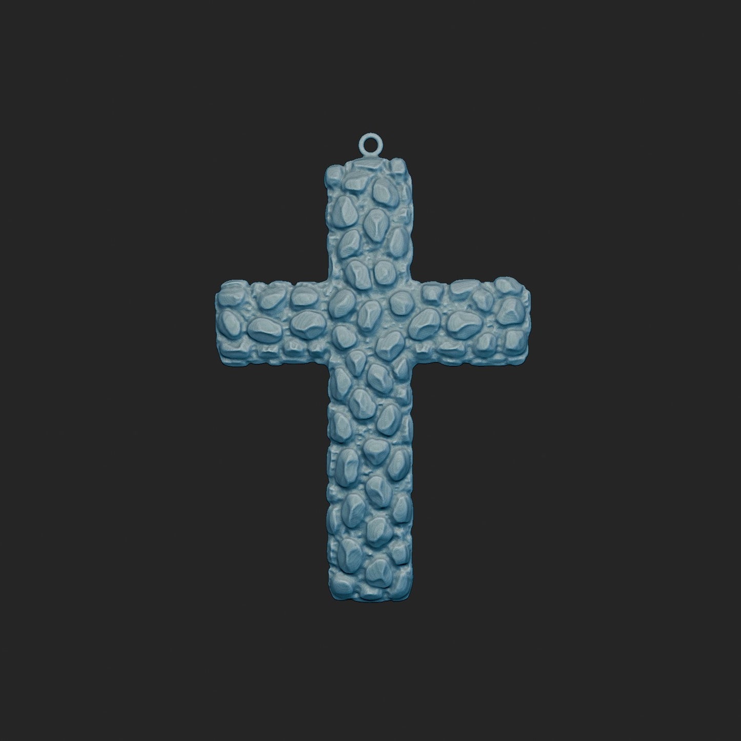 Large Nugget Cross 3d Model