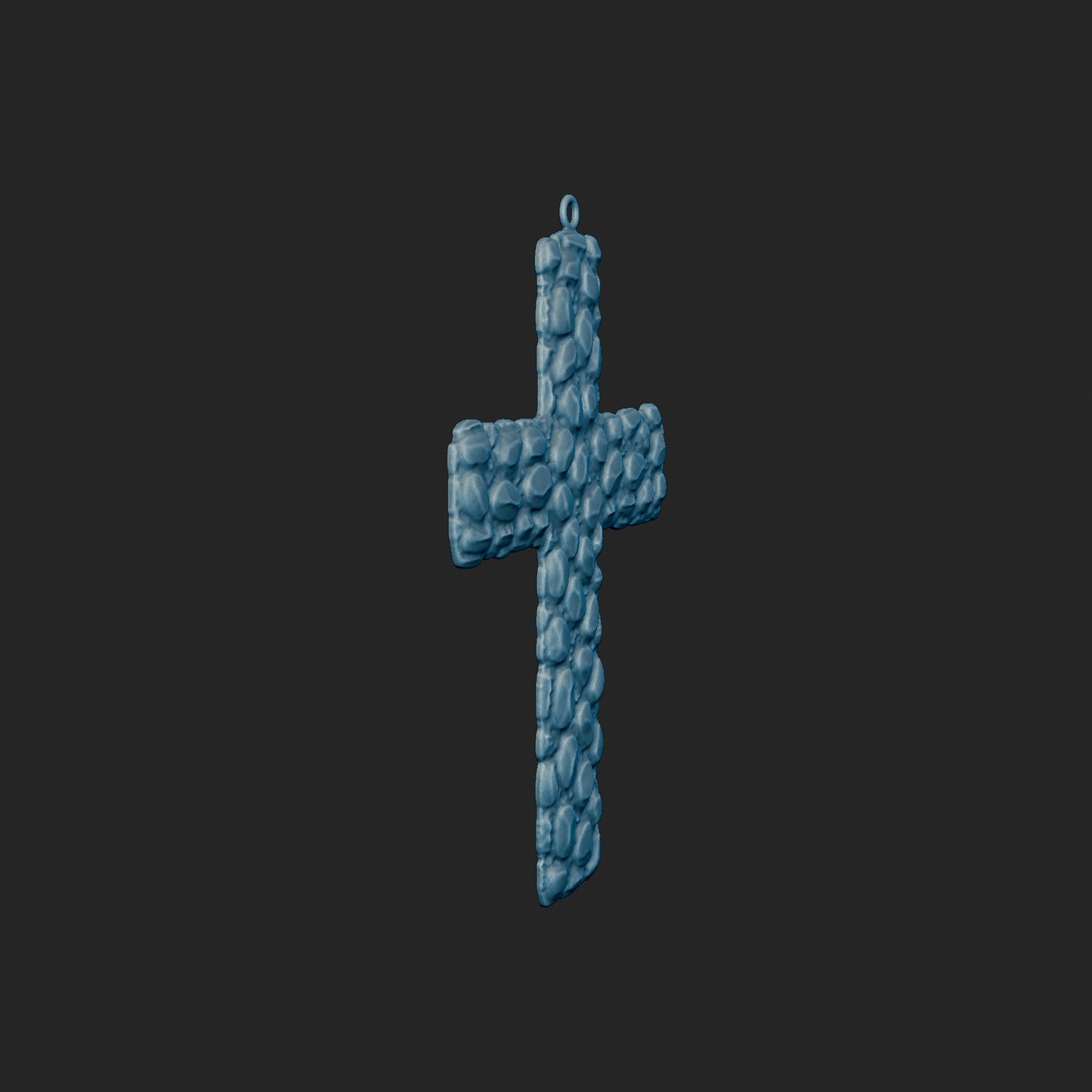 Large Nugget Cross 3d Model