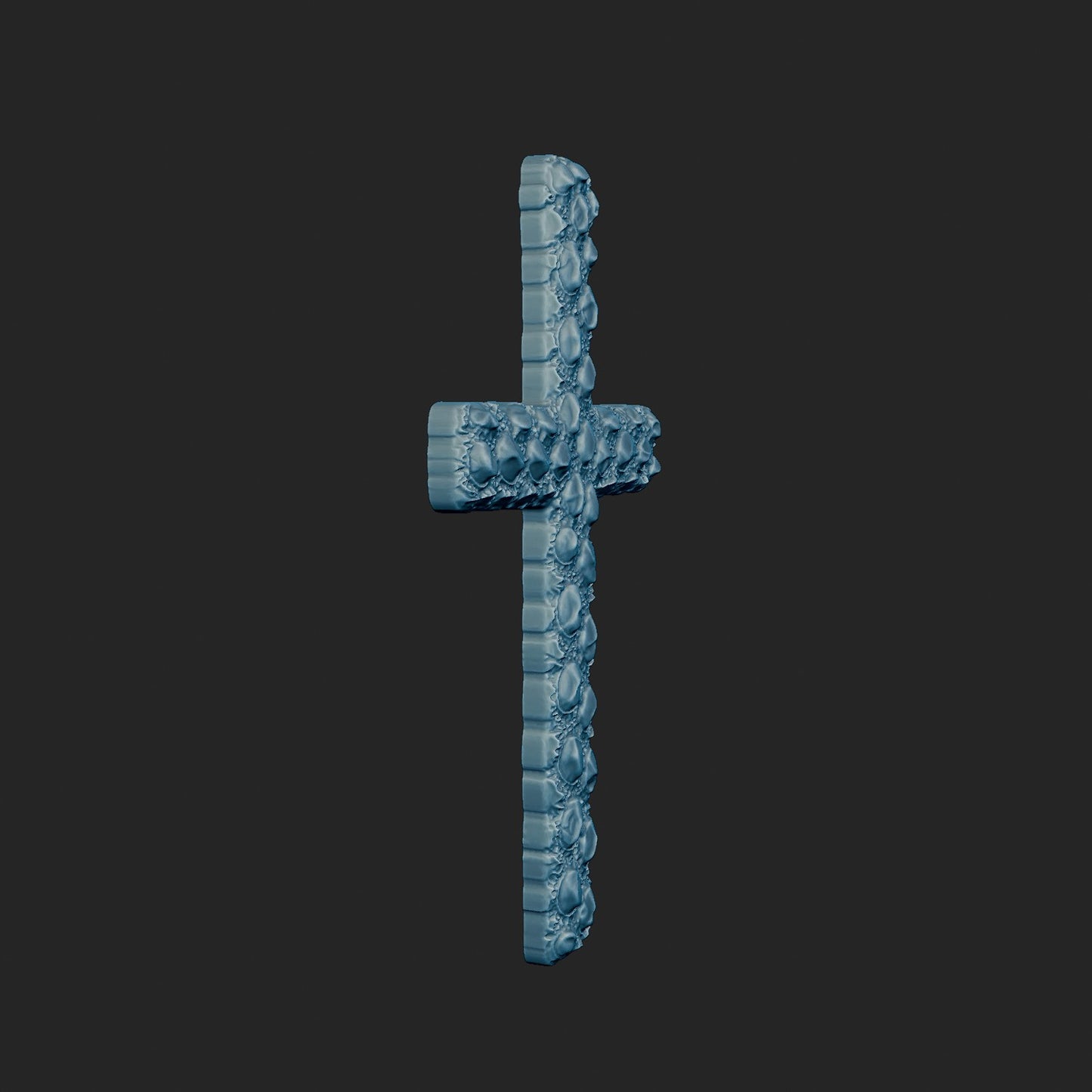 Modern Style Nugget Cross 3d Model