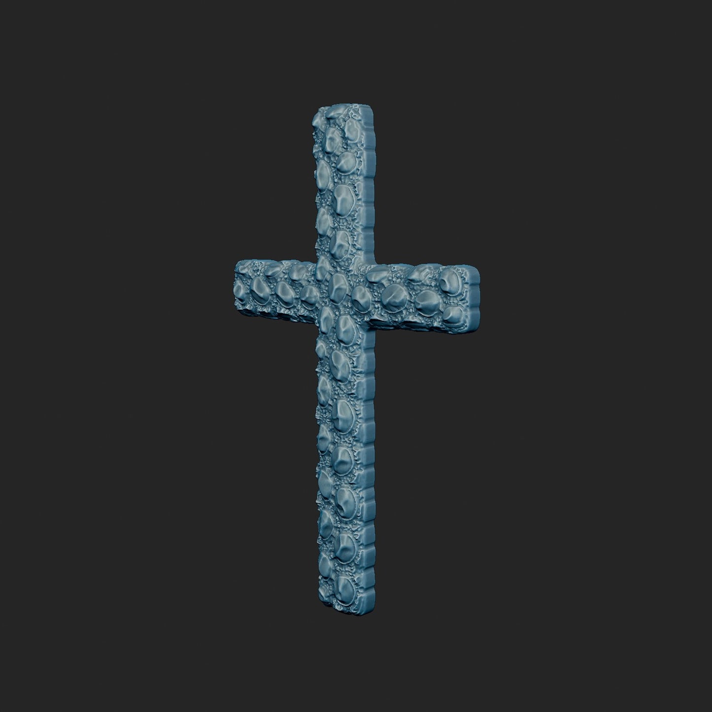 Modern Style Nugget Cross 3d Model