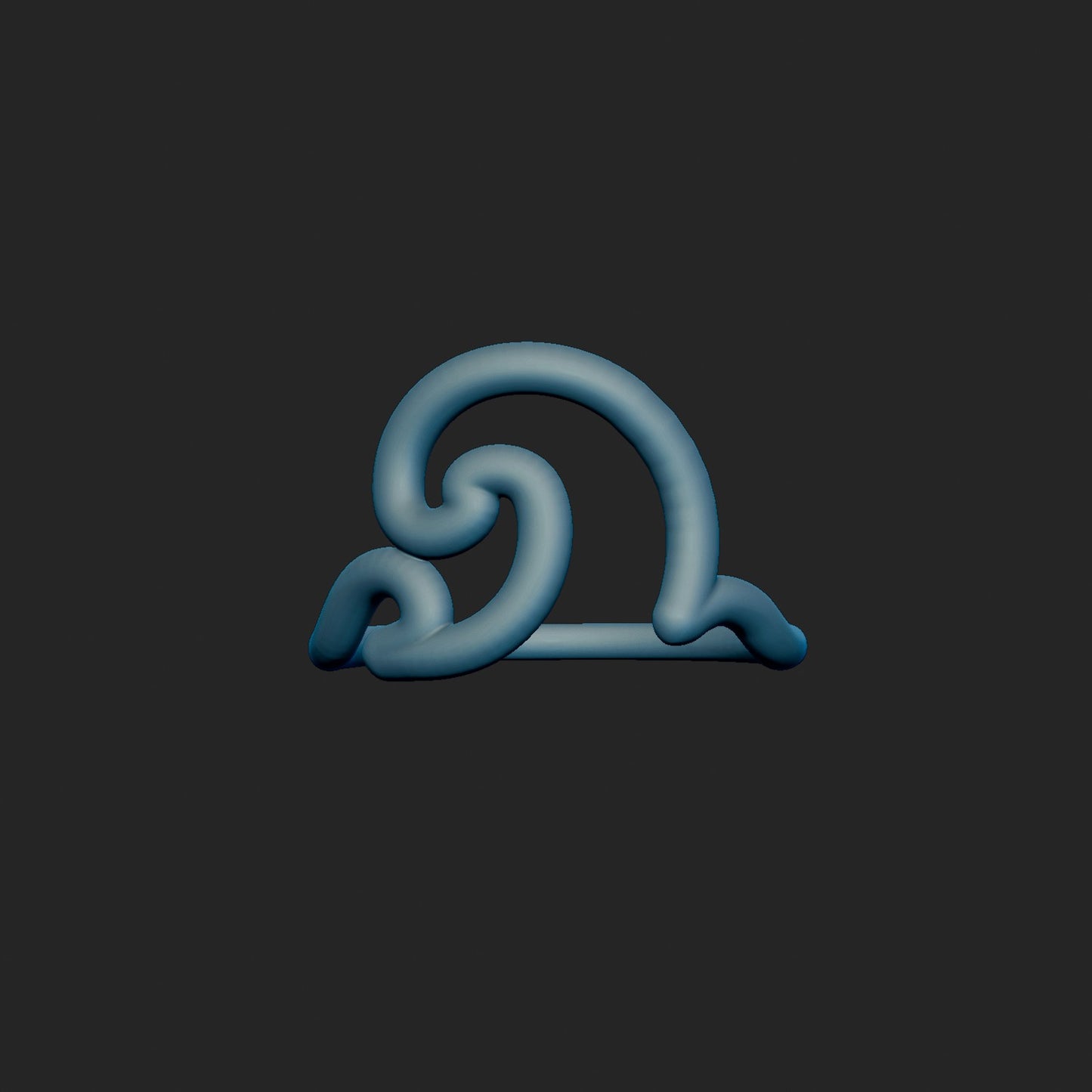 Ocean Wave Ring 3d Model