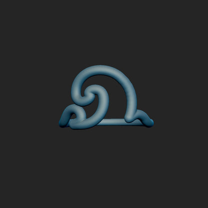 Ocean Wave Ring 3d Model