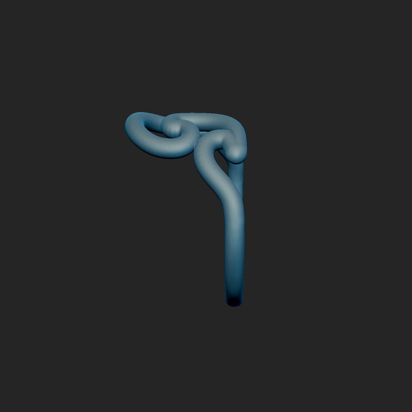 Ocean Wave Ring 3d Model