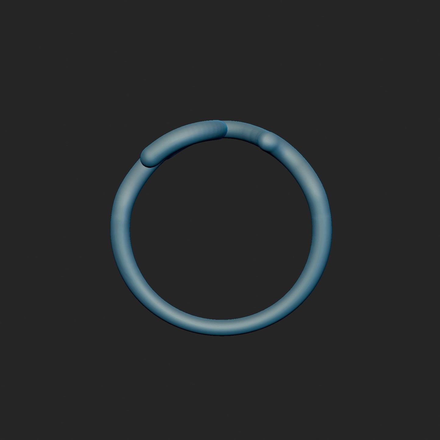 Ocean Wave Ring 3d Model